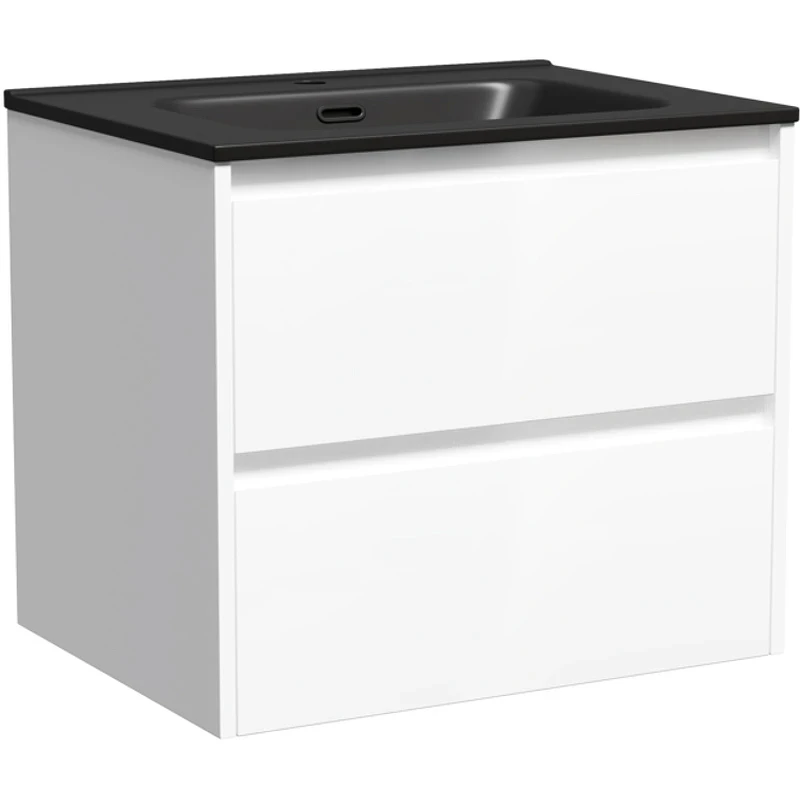 Тумба под раковину Sancos Libra 60 LB60W подвесная Белый глянец МДФ / ЛДСП