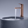 Смеситель для раковины Teska Liva Leo S E5419 Розовое золото латунь
