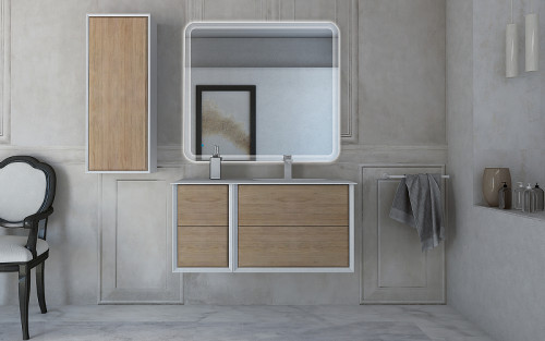 Тумба Cezares Bellagio 35 54719 подвесная Rovere tabacco МДФ / ЛДСП