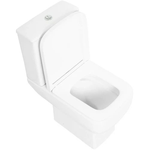 Унитаз компакт BelBagno Aurora BB8604CPR/SC без бачка с сиденьем Микролифт фаянс напольный