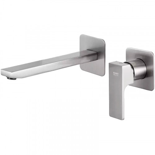 Смеситель для раковины Remer Absolute AU15PLXV Сталь латунь встраиваемый