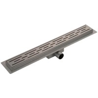 Душевой лоток Haiba 800x70 HB91800-3 с решеткой Оружейная сталь
