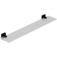 Стеклянная полка Kludi Vela S 2597339 Черная матовая