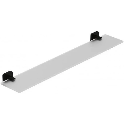 Стеклянная полка Kludi Vela S 2597339 Черная матовая