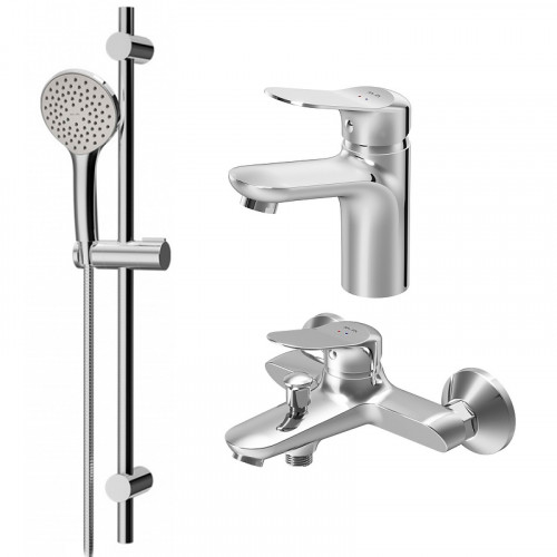 Комплект смесителей AM.PM Sunny F40985C00 Хром латунь