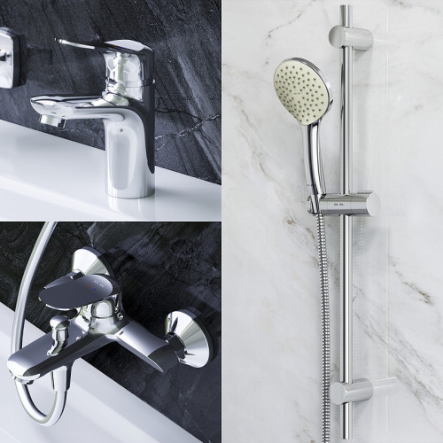 Комплект смесителей AM.PM Sunny F40985C00 Хром латунь