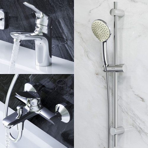 Комплект смесителей AM.PM Sunny F40985C00 Хром латунь