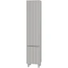 Шкаф пенал Brevita Victory 35 L VIC-05035-500L Серый шелк МДФ / ЛДСП