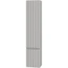 Шкаф пенал Brevita Victory 35 L VIC-05035-500L Серый шелк МДФ / ЛДСП