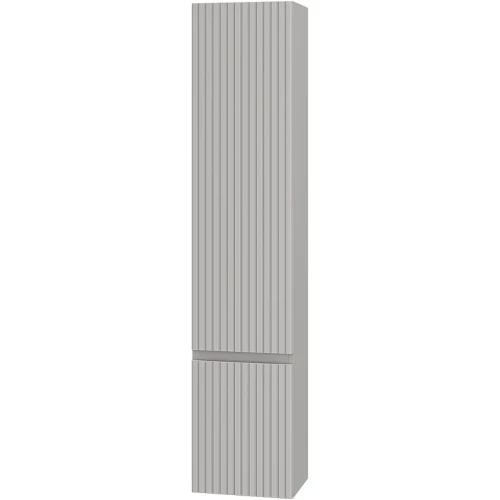 Шкаф пенал Brevita Victory 35 L VIC-05035-500L Серый шелк МДФ / ЛДСП