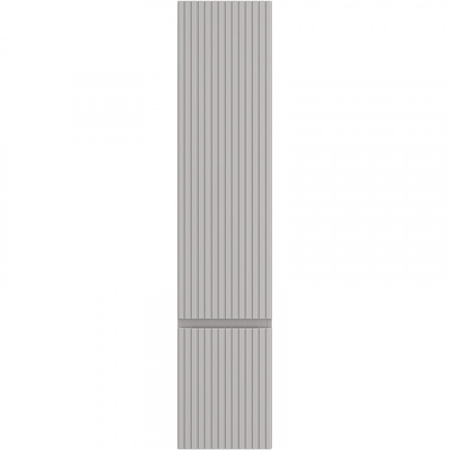 Шкаф пенал Brevita Victory 35 L VIC-05035-500L Серый шелк МДФ / ЛДСП
