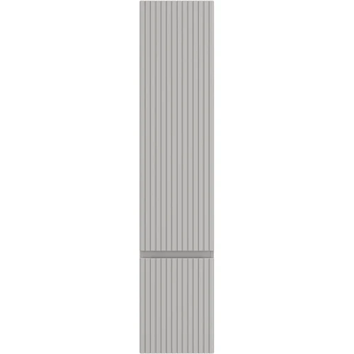 Шкаф пенал Brevita Victory 35 L VIC-05035-500L Серый шелк МДФ / ЛДСП
