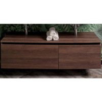 Тумба Boheme Armadi Art Flat Vallessi Uno-S 140 897-140-D подвесная Dark oak МДФ / ЛДСП