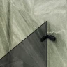 Шторка для ванны Maybah Glass MGV-654-6 705х1400 поворотная на петлях Черный стекло графитовое