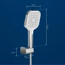 Душевой гарнитур Urbatec Evolution EV163GRCR цвет Хром