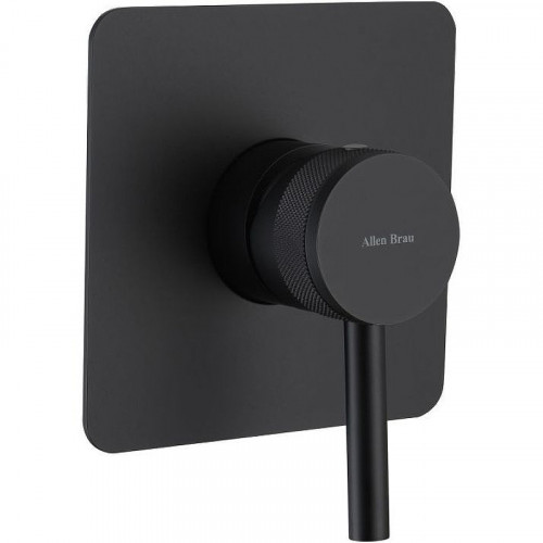 Смеситель для душа Allen Brau Priority 5.31012-31 Черный матовый латунь встраиваемый
