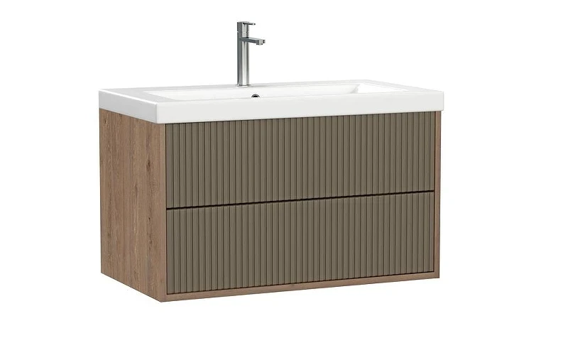 Тумба под раковину Cersanit Classic Ribble 80 69280 подвесная цвет Коричневый