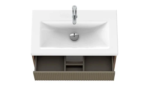 Тумба под раковину Cersanit Classic Ribble 80 69280 подвесная цвет Коричневый