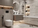 Тумба под раковину Cersanit Classic Ribble 80 69280 подвесная цвет Коричневый