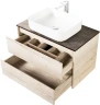 Тумба под раковину BelBagno Kraft 80 KRAFT-800-2C-SO-RGB подвесная Rovere Galifax Bianco МДФ / ЛДСП