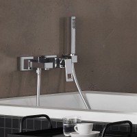 Смеситель для ванны Grohe Eurocube 23141000 Хром латунь на стену