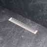 Душевой лоток AM.PM MasterFlow 40 W01SC-P11-040-01SB с решеткой Хром матовый Cut Gradient