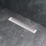 Душевой лоток AM.PM MasterFlow 40 W01SC-P11-040-01SB с решеткой Хром матовый Cut Gradient