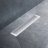 Душевой лоток AM.PM MasterFlow 40 W01SC-P11-040-01SB с решеткой Хром матовый Cut Gradient