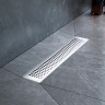 Душевой лоток AM.PM MasterFlow 40 W01SC-P11-040-01SB с решеткой Хром матовый Cut Gradient