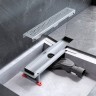 Душевой лоток AM.PM MasterFlow 40 W01SC-P11-040-01SB с решеткой Хром матовый Cut Gradient
