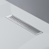 Душевой лоток AM.PM MasterFlow 40 W01SC-P11-040-01SB с решеткой Хром матовый Cut Gradient