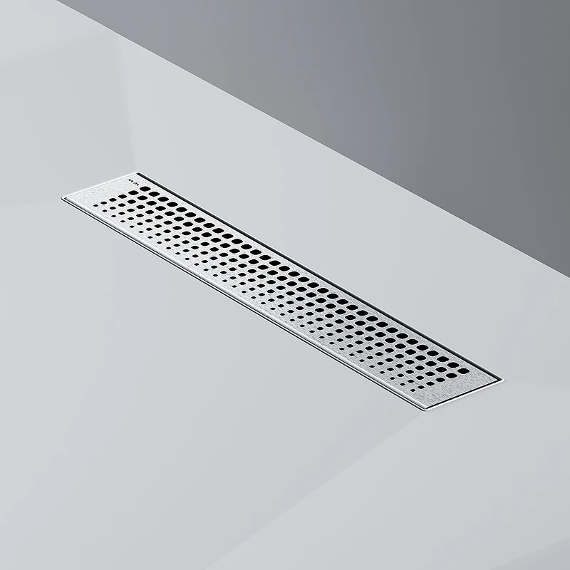 Душевой лоток AM.PM MasterFlow 40 W01SC-P11-040-01SB с решеткой Хром матовый Cut Gradient