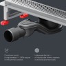 Душевой лоток AM.PM MasterFlow 40 W01SC-P11-040-01SB с решеткой Хром матовый Cut Gradient