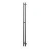 Электрический полотенцесушитель APEXTERMO Luna 1100x80 LN10111GF с крючками цвет Графит металлик