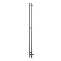 Электрический полотенцесушитель APEXTERMO Luna 1100x80 LN10111GF с крючками цвет Графит металлик