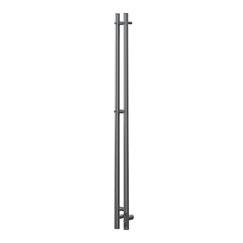 Электрический полотенцесушитель APEXTERMO Luna 1100x80 LN10111GF с крючками цвет Графит металлик