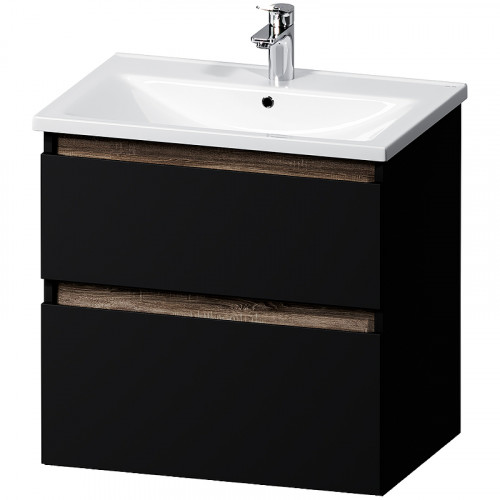 Тумба под раковину AM.PM X-Joy 65 M85AFHX0652BM подвесная Черная матовая МДФ / ЛДСП