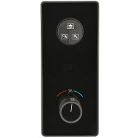 Душевая система ALMAes Ebro TVZ-8801 с термостатом Черная матовая