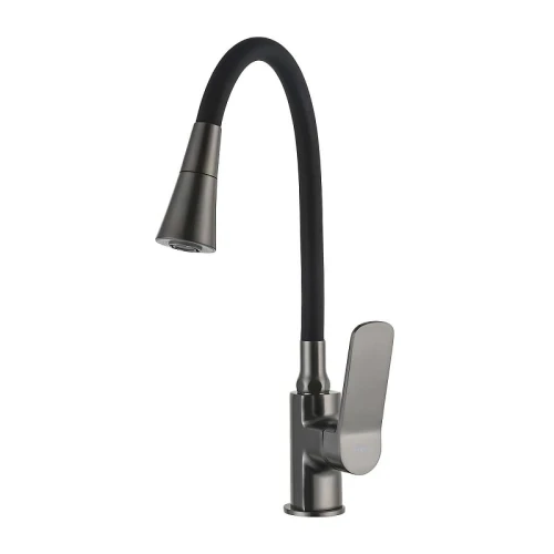 Смеситель для кухни Frap F4462-9 цвет Оружейная сталь