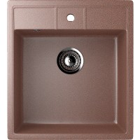 Кухонная мойка Ulgran Classic U-406-307 Терракот искусственный камень (литьевой мрамор) встраиваемый