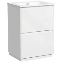 Тумба под раковину Sancos Libra Floor 60 LB60FW Белый глянец МДФ / ЛДСП