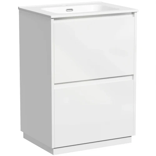 Тумба под раковину Sancos Libra Floor 60 LB60FW Белый глянец МДФ / ЛДСП