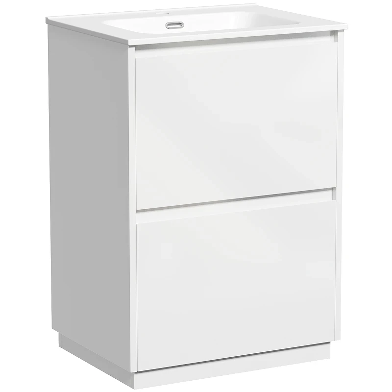 Тумба под раковину Sancos Libra Floor 60 LB60FW Белый глянец МДФ / ЛДСП