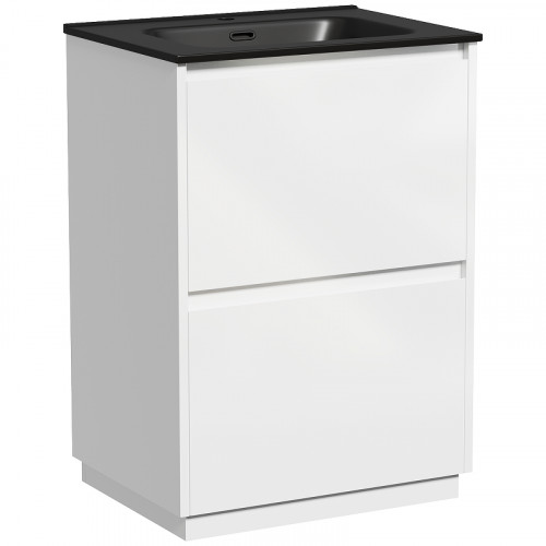 Тумба под раковину Sancos Libra Floor 60 LB60FW Белый глянец МДФ / ЛДСП