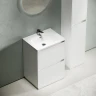 Тумба под раковину Sancos Libra Floor 60 LB60FW Белый глянец МДФ / ЛДСП
