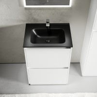Тумба под раковину Sancos Libra Floor 60 LB60FW Белый глянец МДФ / ЛДСП