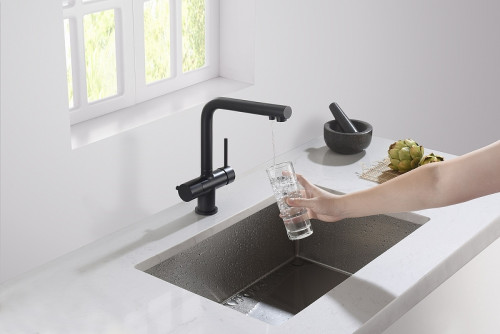 Смеситель для кухни Timo Saona 2396/03F Черный матовый латунь