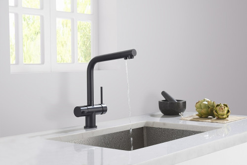 Смеситель для кухни Timo Saona 2396/03F Черный матовый латунь