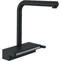 Смеситель для кухни Hansgrohe Aquno Select M81 2jet sBox 73830670 Черный матовый латунь