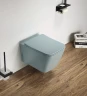 Унитаз CeramaLux 5170MLG подвесной Зеленый матовый с сиденьем Микролифт фаянс подвесной